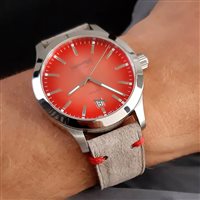Watch Eberhard Man Aiglon in Steel 41030.SE CP ROSSO - 41030.SE CP ROSSO